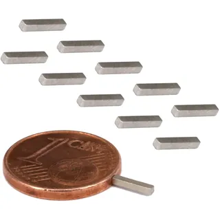 Neodym Magnete Extra Stark Quader 1x1x6mm - Stabmagnet Magnetquader - Mini Neodym Magnet 1mm - Quadermagnet 1 x 1 x 6mm - N52 Stark Neodym-Magnete [10 Stück]