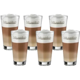 Würtembergische Metallwarenfabrik WMF Latte Macchiato Gläser Eiskaffeegläser 6 er Set