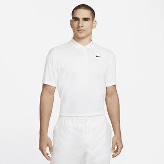 NikeCourt Dri-FIT Tennis-Poloshirt für Herren - Weiß, S