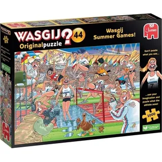 Jumbo 1110100333 - Wasgij Original 44, Summer Games, Comic-Puzzle, 1000 Teile
