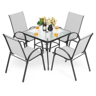avestar Set 5-tlg. Grau/Schwarz