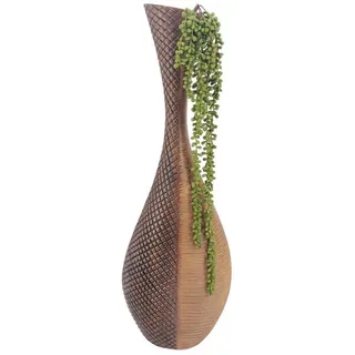 formano Bodenvase Holzoptik, Farbe: Braun, Höhe: 81cm braun