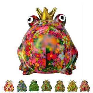 netproshop Spardose Frosch Freddy Größe N aus Keramik Pomme Pidou, Auswahl:Passion