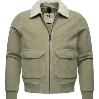 Ragwear Cordjacke Aviss Wasserdichte Herren Übergangsjacke aus Kord grün XL (52)