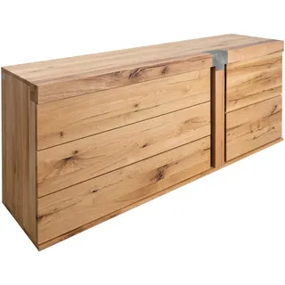 MASSIVMOEBEL24.DE NEW AMSTERDAM 180 x 75 x 45 cm Wildeiche / Zerreiche