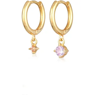Elli Creolen goldfarben orange 375 89139589