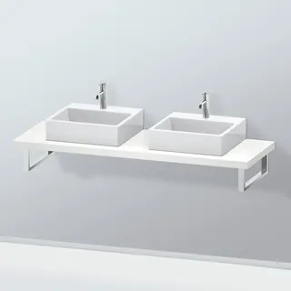 Duravit L-Cube Konsolenplatte, 2 Ausschnitte, LC103C01818#140,