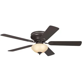 Westinghouse Everett 132 cm Deckenventilator nickel/espresso/apfelholz mit Licht