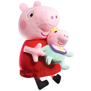 Peppa Wutz mit Baby, 33 cm
