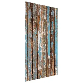 Duschrückwand Altholz Türkis 1000 x 2500 x 3 mm - 93 228 37
