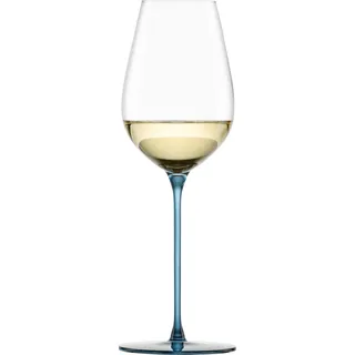 Champagnerglas EISCH "INSPIRE SENSISPLUS" Trinkgefäße Gr. Ø 7,9 cm x 24,2 cm, 400 ml, 2 tlg., blau Kristallgläser die Veredelung der Stiele erfolgt in Handarbeit, 400 ml, 2-teilig