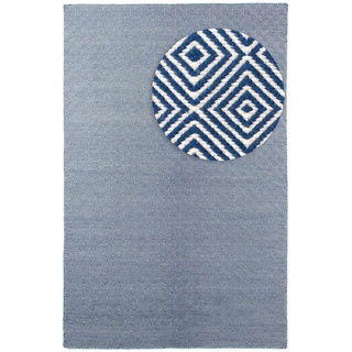 Outdoorteppich MORGENLAND "Läufer In- & Outdoor - Alef türkis" Teppiche Gr. B/L: 160 cm x 230 cm, 6 mm, 3,68 m2, 1 St., blau Esszimmerteppiche
