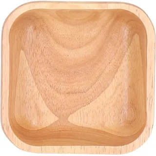 Handgefertigte Salatschüssel Aus Hevea-holz, Modernes Und Schlichtes Design Für Empfänge Und Familienessen, 15 Cm