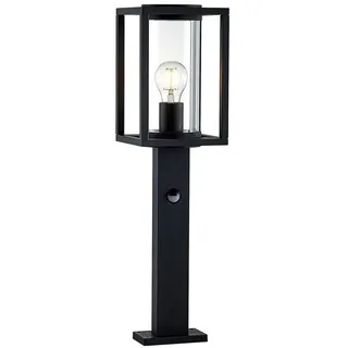 LUCANDE Wegeleuchte Aluminium 60 cm inkl. Bewegungsmelder anthrazit