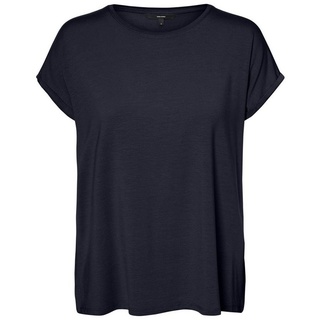 Vero Moda T-Shirt VMAVA PLAIN SS TOP GAJRS NOOS - 10284468 5157 in Blau-2 blau|schwarz XS (34)
