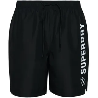 Superdry Herren Code Applque 19inch Swim Short W2 - Swim Shorts (1er Pack) - L