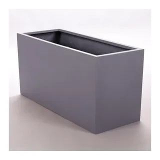 eleganteinrichten Pflanztrog 84 x 30 x 40 cm grau
