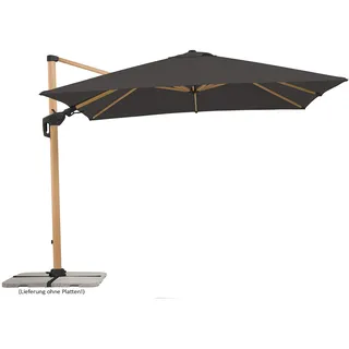Schneider Schirme Rhodos Twist Woody 300 x 300 cm Anthrazit