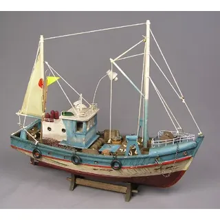 Kutter Fischkutter Modell Standmodell Maritim Deko Dekoration Fischerboot Kutter Fischer Sylt