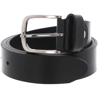 Valentino Leder Gürtel Bairone Leather Belt W105 Nero schwarz - 105