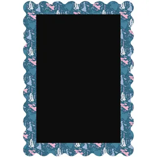 Disney Princess Power Wandsticker beschreibbar, 70x50 cm | Kinderzimmer, Wandtattoo, Kreidefolie