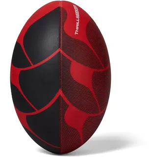 Canterbury Unisex Thrillseeker Play Rugby Ball | Standard Grip | Training Ball Rugby Ball, Red/Black, 4