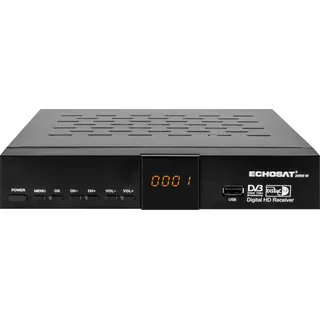 Echosat OM-20900M – HD Sat-Receiver, SCART, HDMI – Schwarz