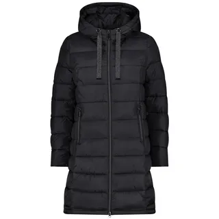Cartoon Kurzmantel Jacke Watte Black