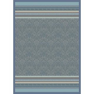 Bassetti Maser Plaid aus 100% Baumwolle in der Farbe Azurblau B1, Maße: 270x250 cm - 9326067