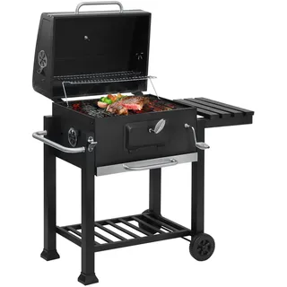 EUGAD Grillwagen Holzkohlegrill Grill Barbecue Edelstahl Edelstahlgrill Holzkohl