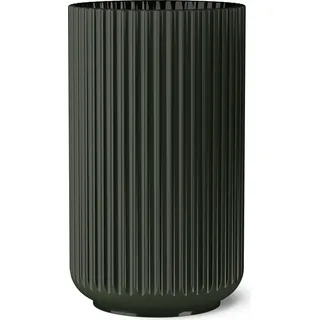 Lyngby Vase 31 cm dunkelgrün