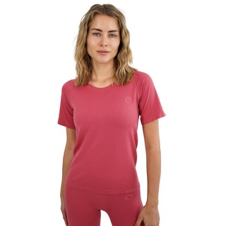 Stark Soul® T-Shirt Damen Sportshirt Kurzarm RACER Sport Shirts Seamless. mit Rundhalsausschnitt rosa XL/XXL