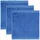 Seiftuch 30 x 30 cm cornflower 3 St.