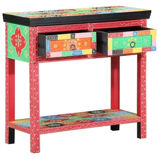 vidaXL Konsolentisch 80 x 35 x 76 cm mehrfarbig