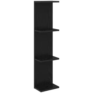 vidaXL Wandregal 22 x 15 x 100 cm Schwarz