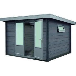 Wolff Finnhaus WPC Trend C 3,4 x 2,79 x 2,22 m grau