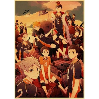 Puzzle 1000 Teile Anime Haikyuu Volleyball Junge Puzzle Difficult and Challenge Educational Stress Relief Toy for Adults Kids (50x75cm)