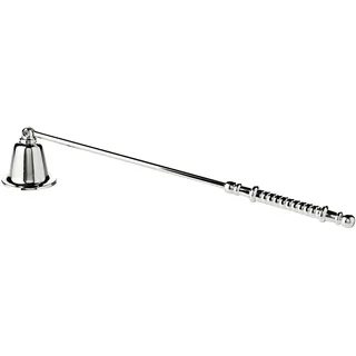 EDZARD Kerzenlöscher Swing, versilbert, anlaufgeschützt, Länge 26 cm