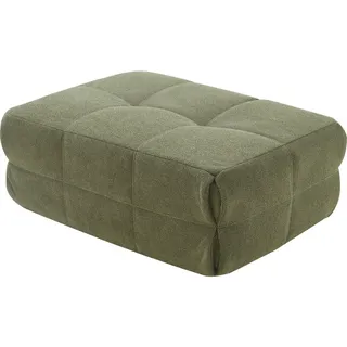 [en.casa] Hocker, Fusshocker Koskyvn 35x80x55 cm Textil Grün
