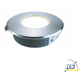 KapegoLED LED Bodeneinbauleuchte Flat III Außenstrahler, 220-240V AC/50-60Hz, 0,7W, 120°, 3000K, warmweiß D-730336