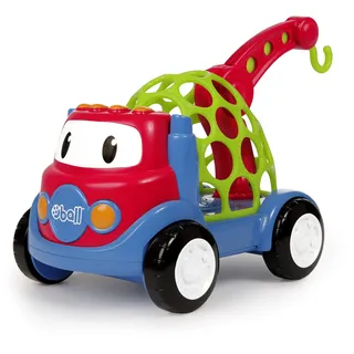 Bright Starts, Oball Go Grippers Spielzeug Abschleppwagen aus flexiblem, robustem und leicht greifbarem Material, mit Hebebühne