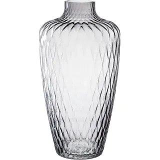 LEONARDO Vase Giulia 39,3 cm Glas Grau
