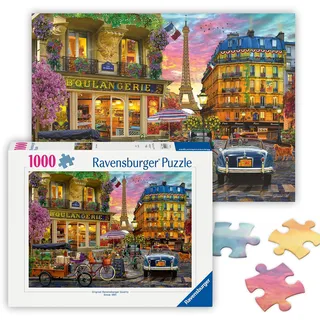 Ravensburger Erwachsenenpuzzle 1000 Teile - Paris im Morgenrot