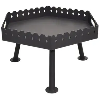 HR Direktverkauf GmbH Feuerschale für Garten und Terrasse Ø 50 cm für gemütliche Grillabende, (1-St), aus hochwertigem, beschichtetem Metall