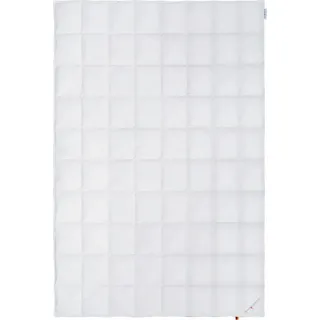 OBB Daunen-Kassettendecke Ganzjahresdecke Schwarzwald Elisa medium Größe 155x220 cm - Weiß