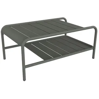 Fermob - Luxembourg niedriger Tisch, 90 x 55 cm, rosmarin