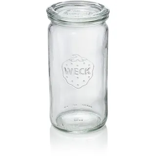 48x Weck Glas Zylinderglas mit Deckel Cylinder shape 340 ml