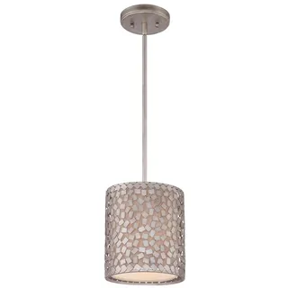 Elstead Lighting Hängeleuchte 1-flg. 60 cm rund silber