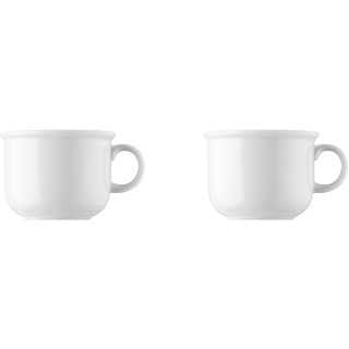 Thomas 2 x Kaffee-Obertasse - Trend Weiß 11400-800001-14742 Porzellan Geschirr -