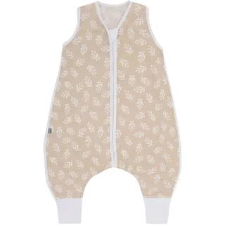 emma & noah Sommer-Sleepoverall Musselin 0.5 TOG, beige, 70